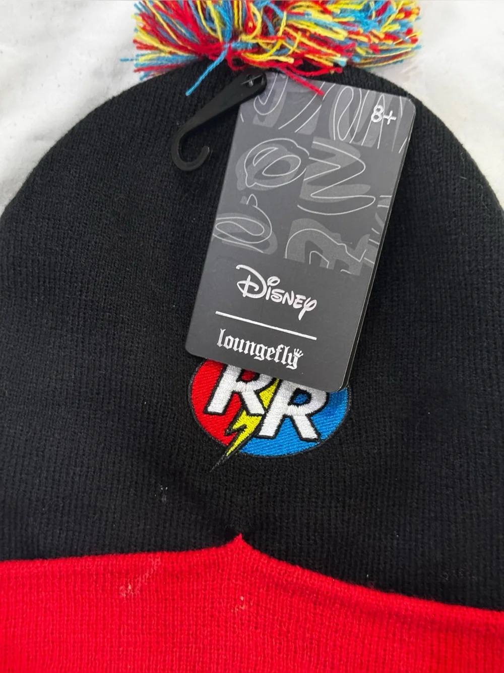NWT Loungefly Disney Rescue Rangers Chip and Dale red cuff beanie hat